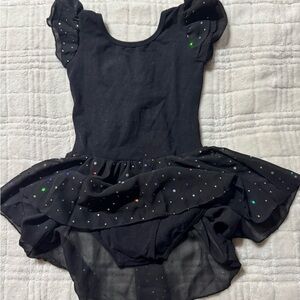 Black Sparkle Kids Leotard